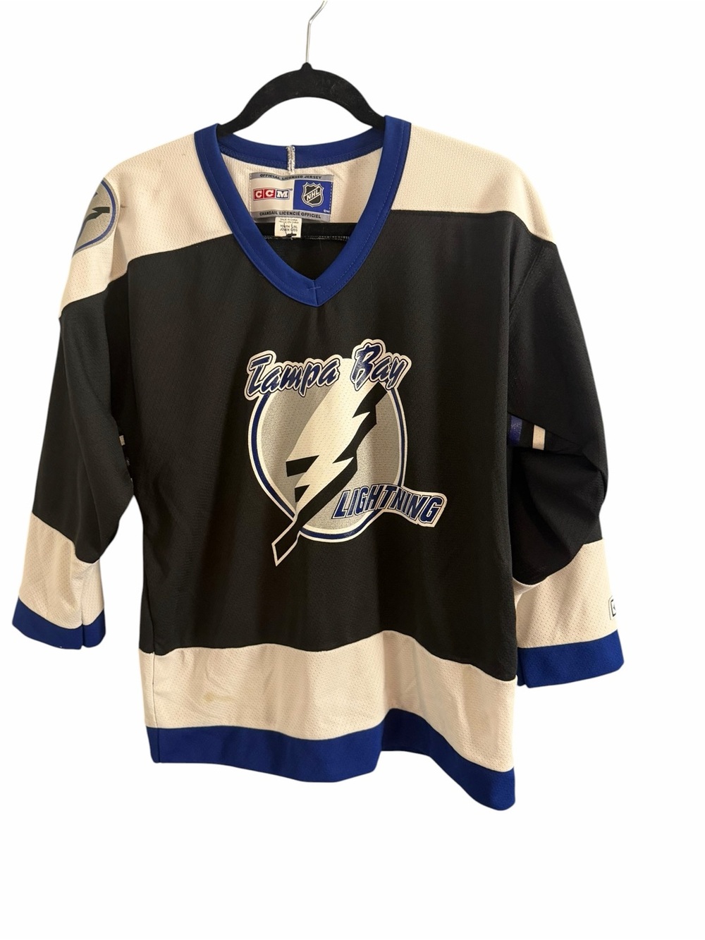 Vintage CCM Official NHL Jersey Tampa Bay Lightning